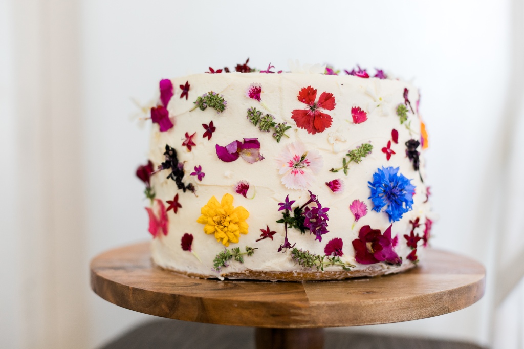 Edible Flower Cake – Little Maui Family